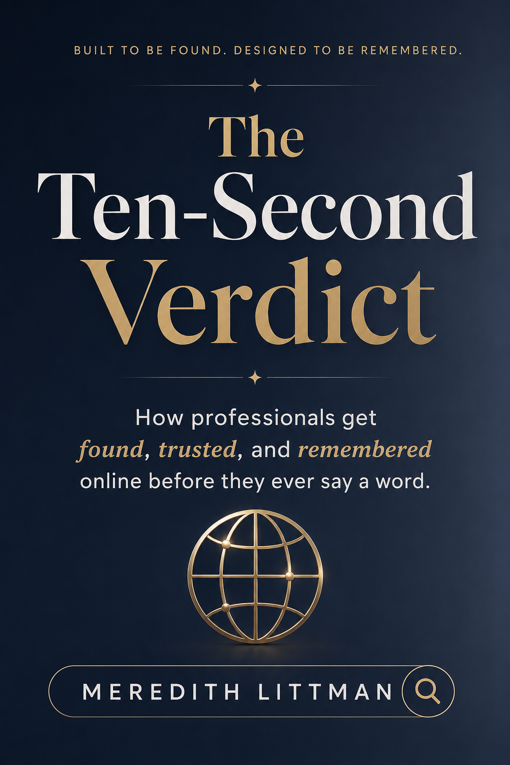 Book cover for The Ten-Second Verdict by Meredith Littman